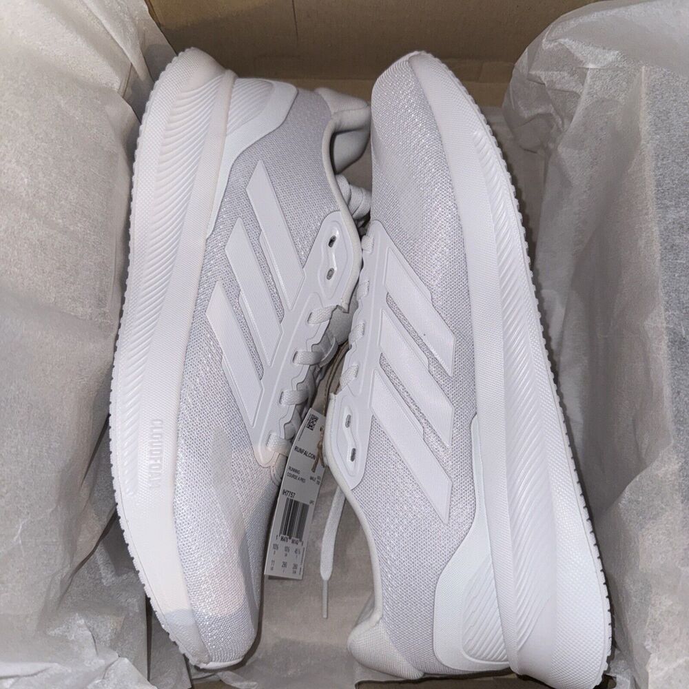 Adidas Runfalcon 5 Running Shoes IH7757 Men size 11 Cloud White